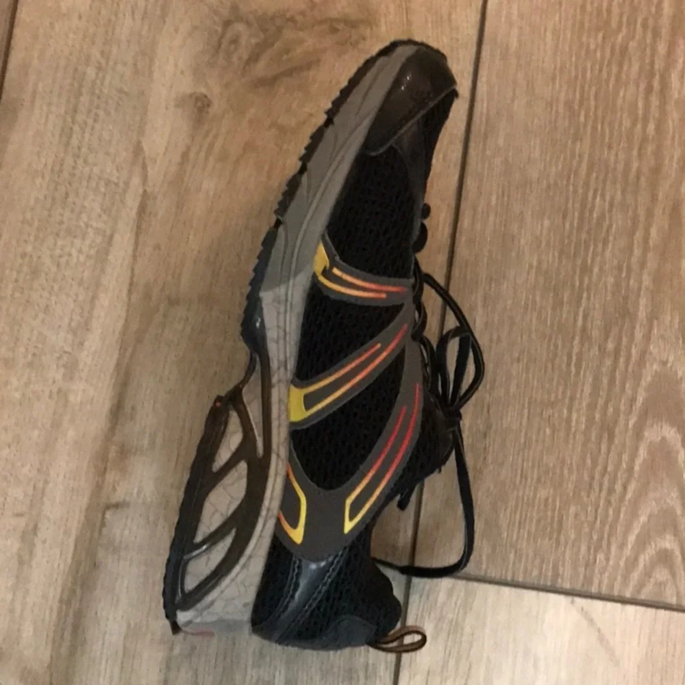 Ryka Trail Exodus Running Sneaker Black Gray Pink Women's SIZE 8
